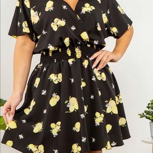 Lemon dress plus size